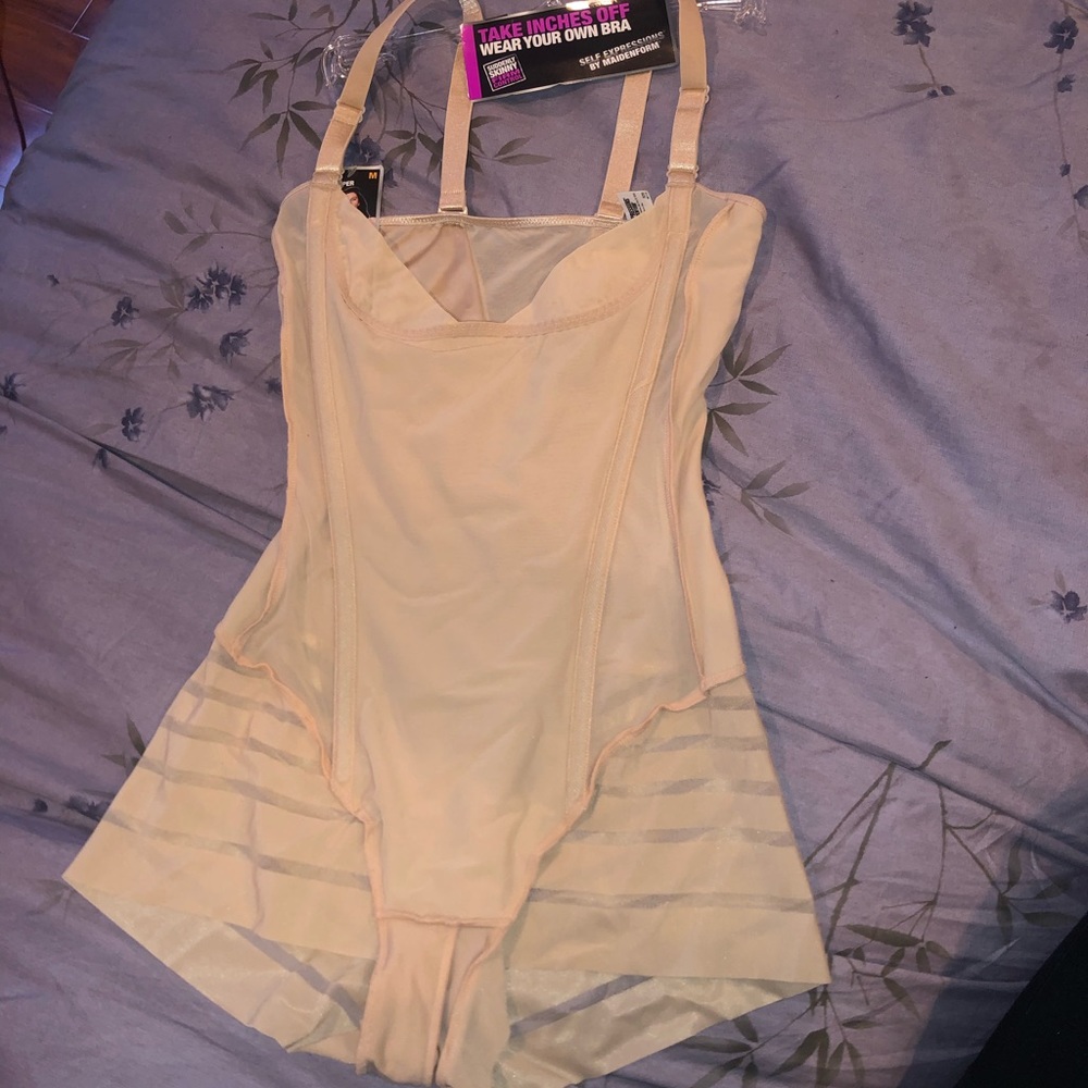 Maidenform Romper Body Shapewear NWT size m